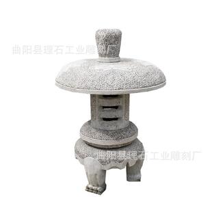 厂家供应石雕灯笼青石仿古石灯笼庭院大石灯笼户外装饰摆件