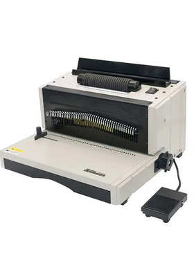 EC8706电动装订机单线圈标书办公文件打孔装订一体机