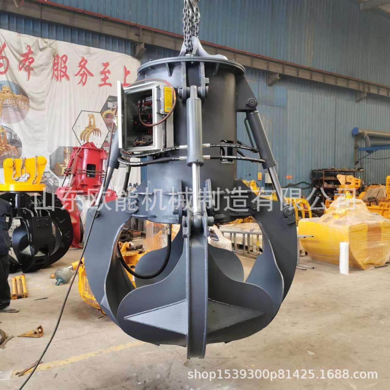 行车天车吊车瓣抓料器 泥沙抓沙机抓泥 厂家优惠可按要求制作