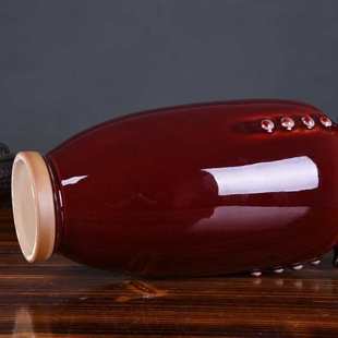 景德镇陶瓷钧瓷古典中式花瓶冰裂家居摆设工艺品三阳开泰花瓶批发