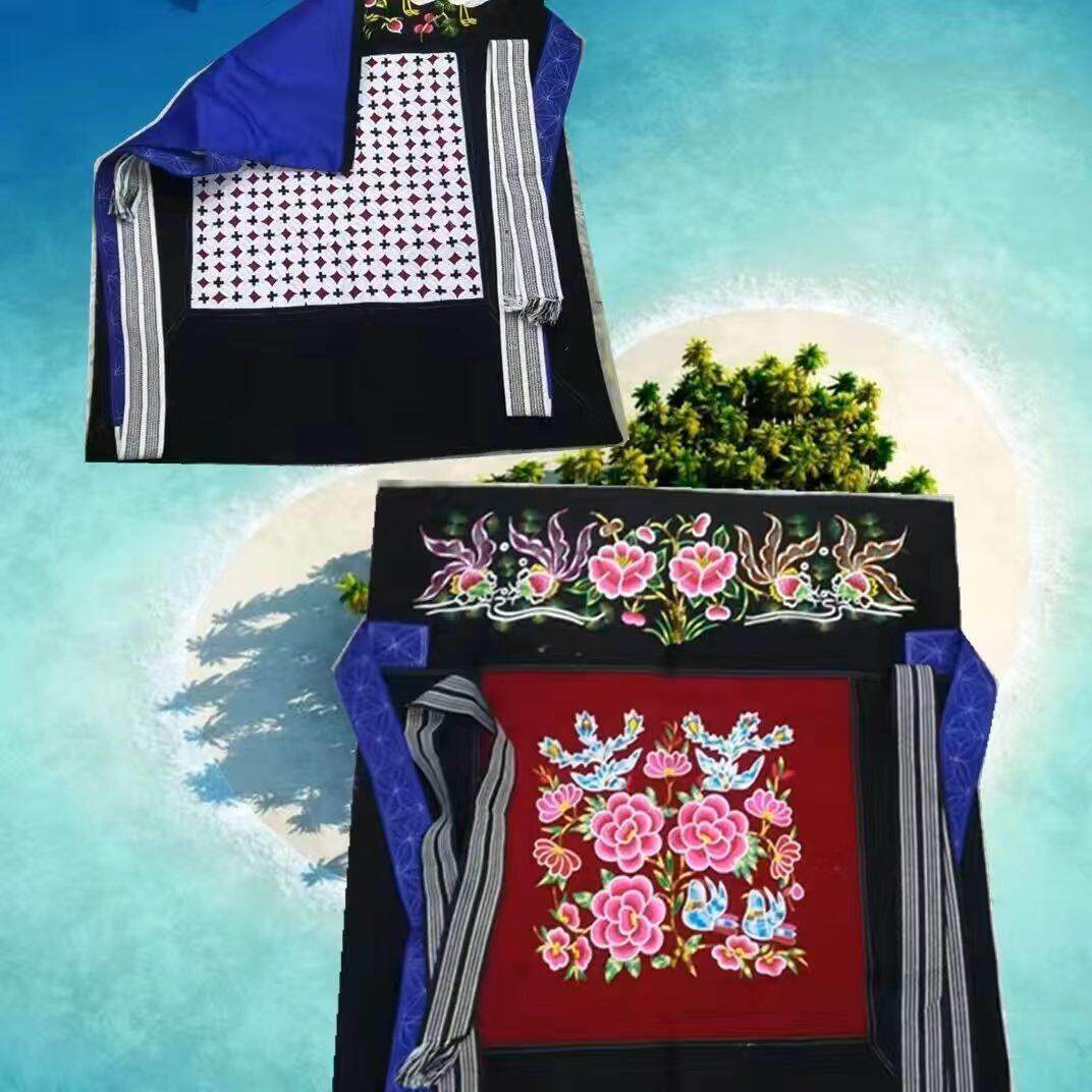 云南老式婴儿抱婴袋布贵州宝宝背扇四川传统背巾背娃裹背后背式