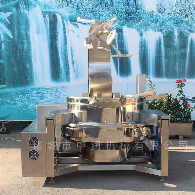 炭烧汁搅拌炒锅 咖哩酱行星搅拌炒制设备 多爪酱料炒锅