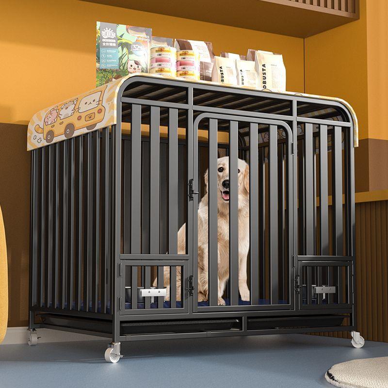 狗笼子大型犬带厕所金毛中型拉布拉多家用室内萨摩耶狗笼加粗加厚