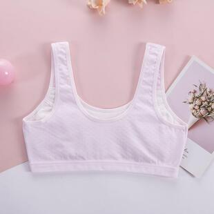 16岁高中少女文胸大童女童女 直销发育期小背心初中学生12 新款