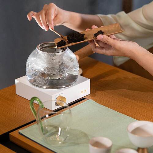 蒸茶器煮茶壶家用自动蒸茶器养生壶办公室小型泡茶壶烧水壶600ml