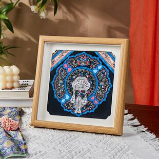 新款民族风情苗银装饰画客厅家居装饰品摆件挂件银饰挂墙相框礼品