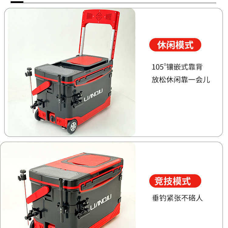 2025新款钓箱全套36L升大容量钓鱼箱台钓箱多功能免安装