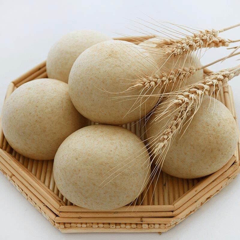 河南全麦馒头老面发酵纯手工不加糖原味粗粮馍馍早餐面食即食