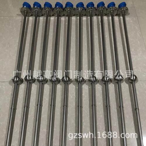 UHZ-58/CFPP9磁翻板液位计常温面板反应釜液位计船用防爆浮球液位