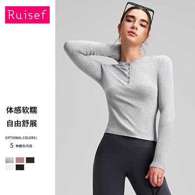 Yoga long sleeved shirt slimming sportswear yoga clothes
