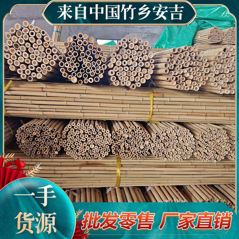 竹竿防腐装修白竹吊顶搭架造景定制精品竹定制场景装饰竹子竿