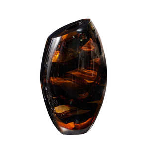 现代轻奢客厅玻璃花瓶豪宅样板间餐桌高级感花器创意设计装饰摆件