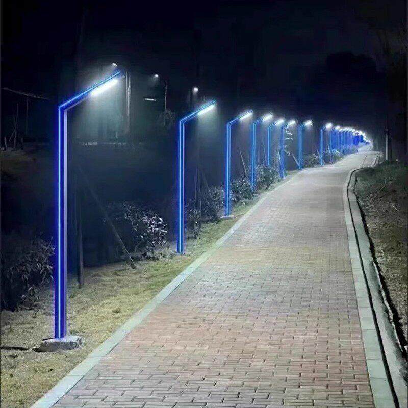 铝型材庭院灯3/3.5/4米户外防水led路灯小区公园广场太阳能景观灯