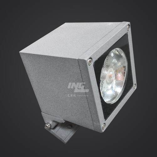 LED方形10W20W投光灯户外防水壁灯大功率光束射灯5度窄角楼体魔方