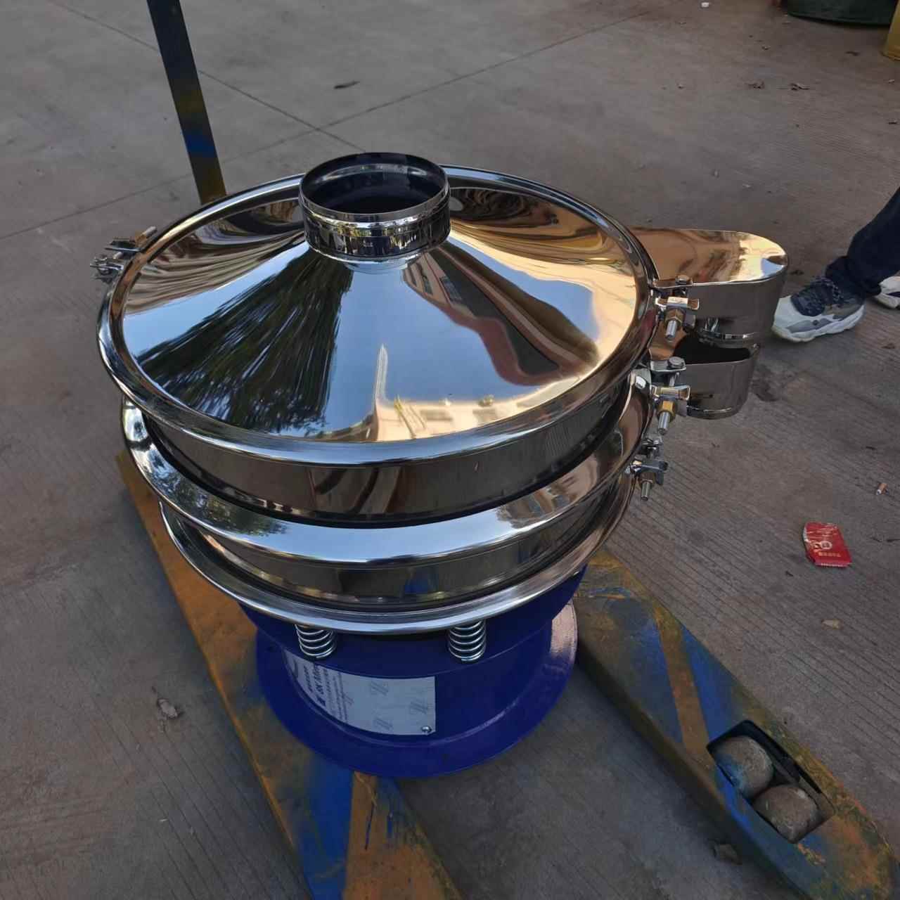 厂家供应600塑料振动筛粉机食品粉体振动筛过滤筛