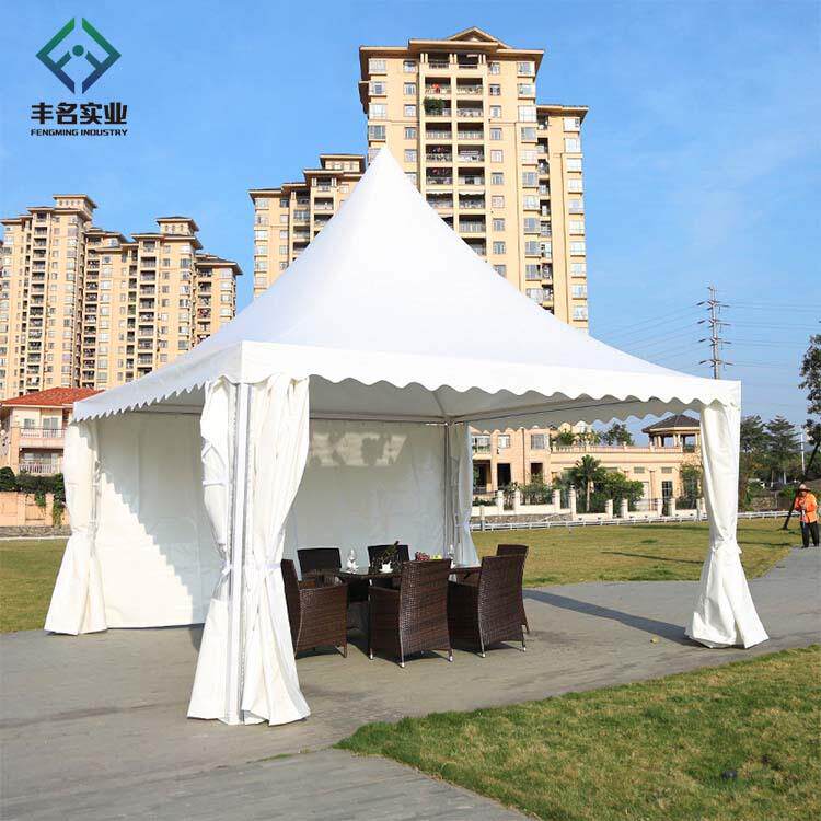 6x6m尖顶帐篷户外广告展览活动遮阳铝合金锥顶篷房pagodatent