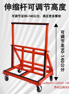 玻璃门推车款四轮平板万向轮大ONB折新叠窗工地搬运轮子便携静音