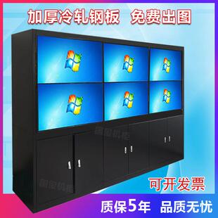 监控安防电视墙无缝拼接屏机柜加厚工期短控制室指挥中心操作台