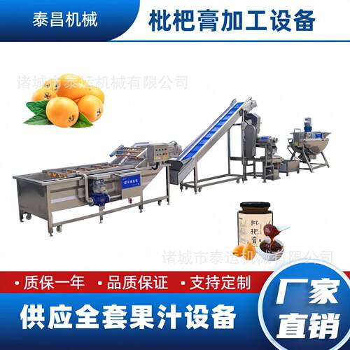 生产枇杷膏的设备枇杷水果洗切一体熬煮浓缩加工设备膏滋加工机器