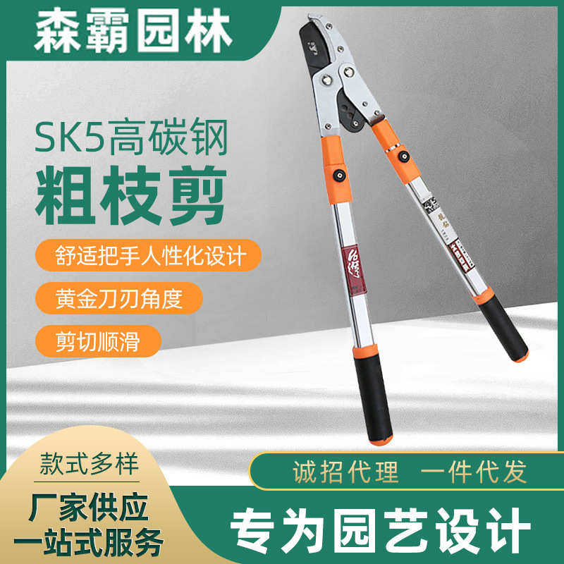 果树粗枝手工剪 伸缩省力修枝果园高枝剪 园林修剪盆景绿化大剪刀图片