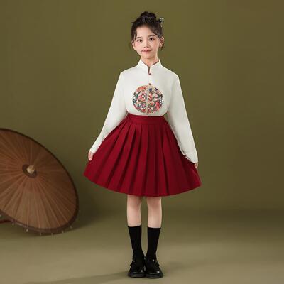 正品国庆儿童大合唱团出学生中服国风诗歌朗诵新中演式小歌唱比赛