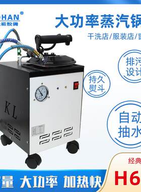 H6全自动蒸汽锅炉全蒸汽烫斗服装干洗窗帘熨斗3千瓦自抽水蒸汽机