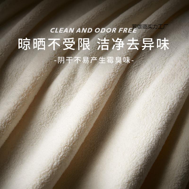 男士擦手洗脸毛巾2024新款珊瑚绒吸水轻奢高级成人家用款抗菌面巾