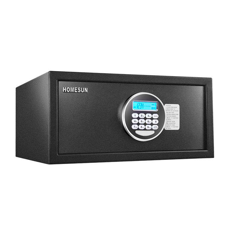 全酒店客房家用保CGM险柜私用人品小型密收纳盒码钥匙防盗钢保险