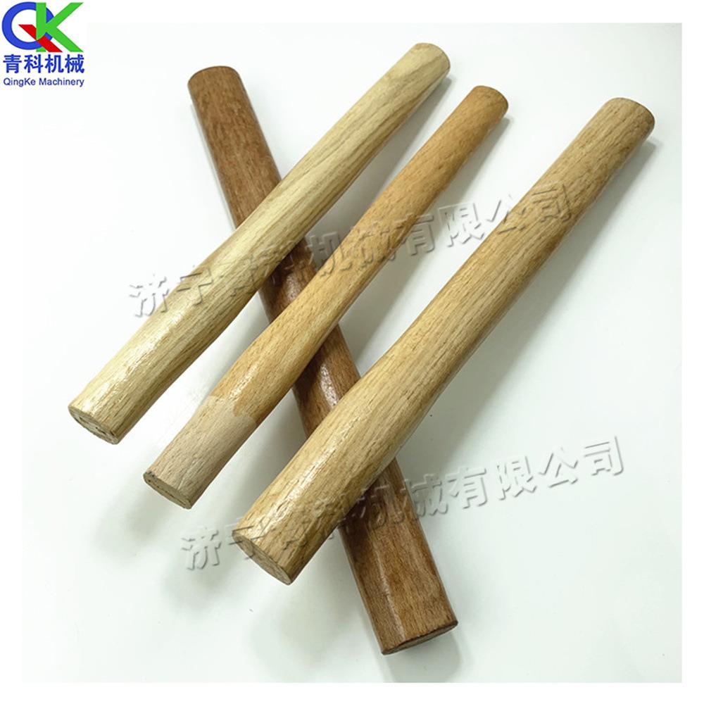 木工仿形农具手柄机 全自动木材废料锤柄机 小型落地式十字镐把机