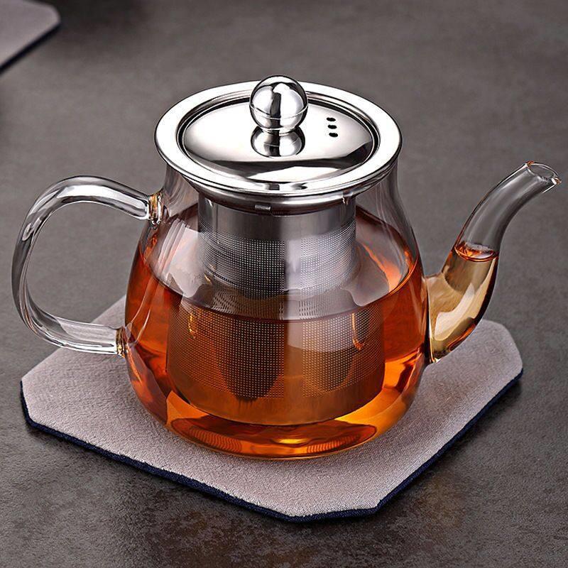 玻璃茶壶泡茶壶茶水过滤办公家用加厚茶具耐热耐高温煮水壶水壶