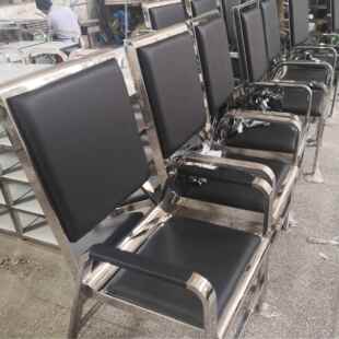 304镜面不锈钢监盘椅防静电防腐蚀热电厂中控室产品含皮具