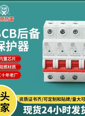 LYH2-15SCB电源后备保护器4P15kA前置开关电流迅速分断器