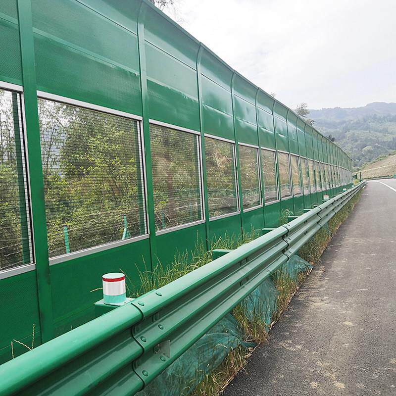 高速公路隔音屏社区工厂隔音板吸声降噪屋顶空调室外机隔音屏障