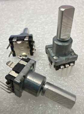 EC11型数字电位器格兰仕微波炉编码器带按键开关5脚20定位20脉冲