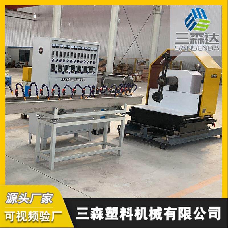 pvc管材设备 波纹管生产线 塑料管材设备 塑料钩编管设备耐压软管