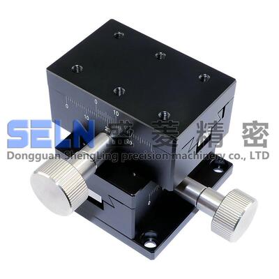 供应定做齿轮齿条驱动燕尾槽滑台LWY4060型旋钮微调精密平台