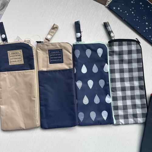 日韩装雨伞收纳包手拎雨伞袋吸水便携手提可悬挂干湿雨伞套保护袋