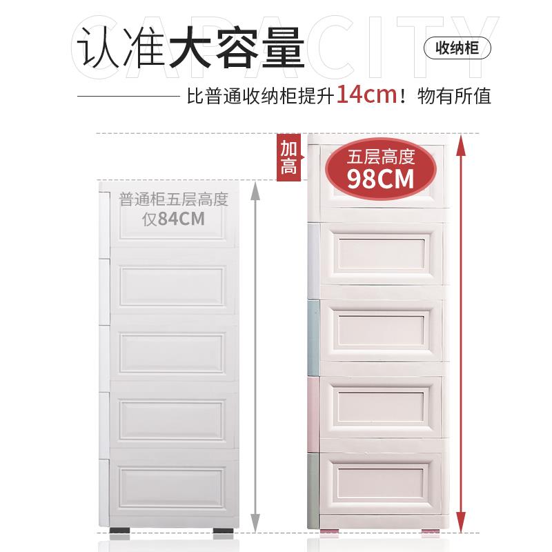 32/9cm厨房柜夹缝抽3屉式收纳柜冰箱缝隙化妆室子纳柜收窄高