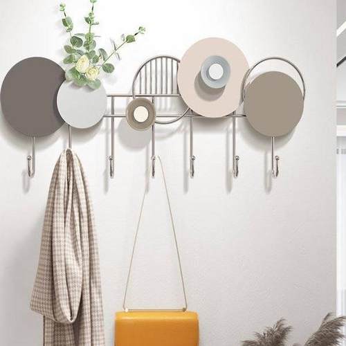 免打孔EKU入户门玄关挂钩墙上户钥收纳壁挂入门后壁衣墙帽钩挂匙