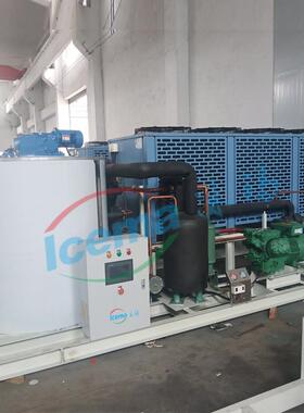 上海15吨制片冰机超市保鲜商用淡水片冰机生产厂家直供