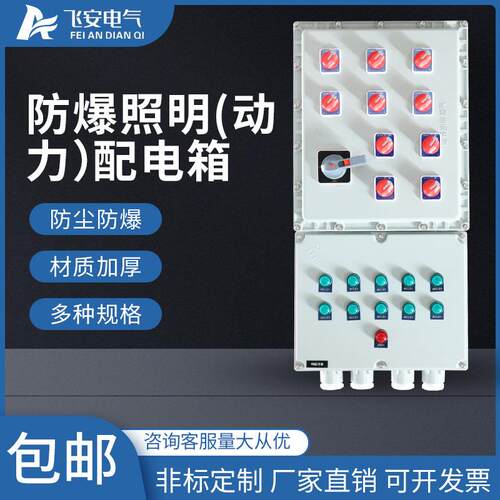 防爆配电箱照明动力开关控制电控仪表增安正压型接线检修空箱