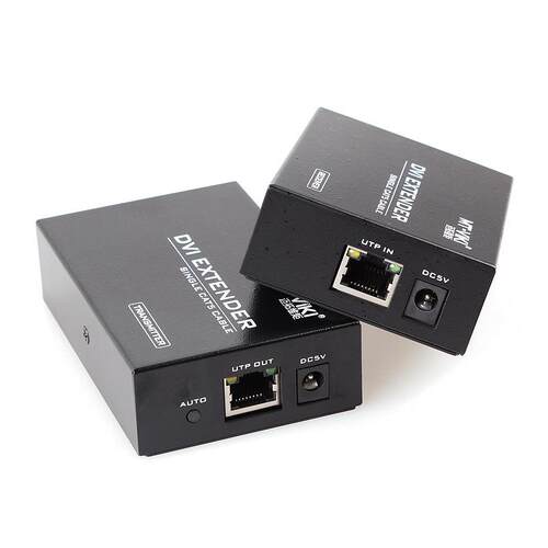 迈拓维矩DVI转网线延长器100米 DVI extender UTP CAT6 MT-DV100
