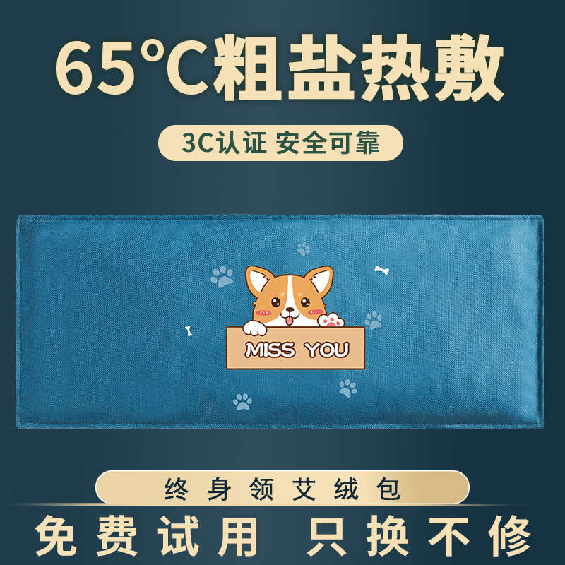 盐袋粗盐热敷包海盐理疗袋子电加热腰部肩颈家用艾草艾灸电热盐包