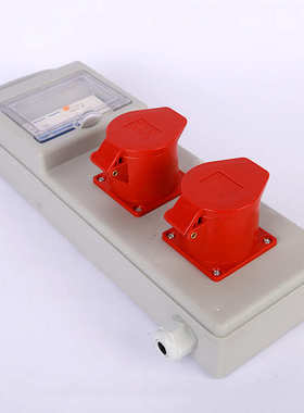 两位两箱工业 漏电保护器移动室 外防2380v*雨带配电手提式