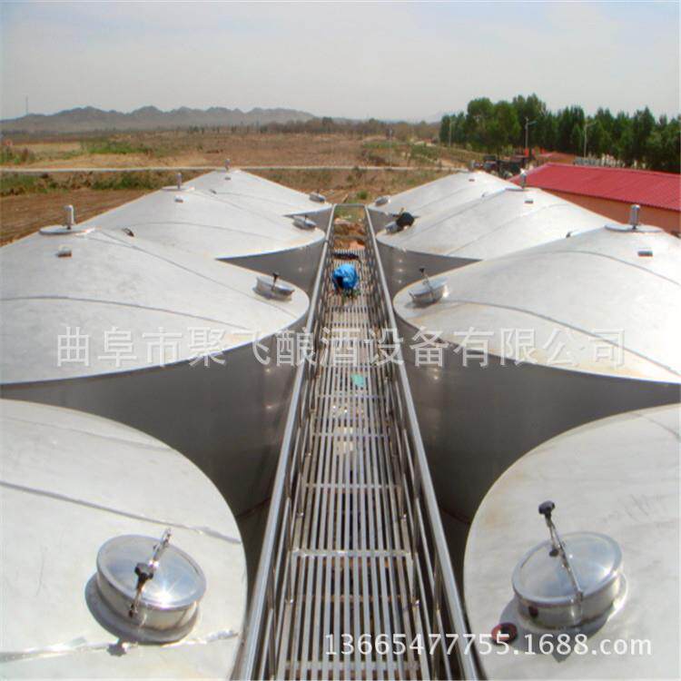 定制不锈钢酿酒设备 5吨酒容器 葡萄酒发酵  白酒储酒