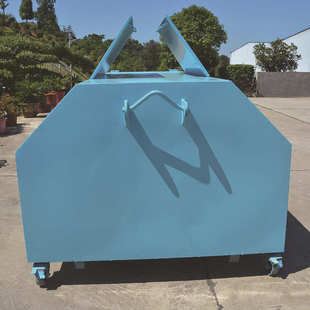 厂家大型环卫钩臂箱户外分类垃圾箱 3立方勾臂式垃圾箱勾臂箱批发