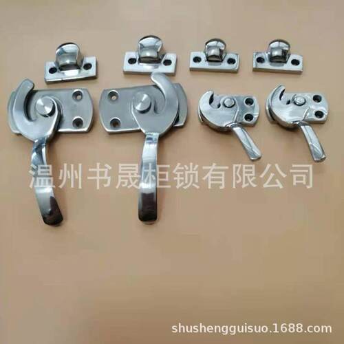 LS10-Z-YSUS304不锈钢冷冻库迫紧密闭门把手 烤箱密封旋转拉手