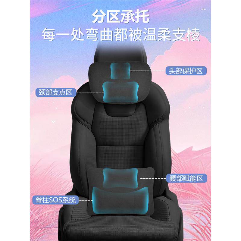 抖适用凯迪拉克CT5/XT4/XT5/XT6/CT6汽车专用头枕腰靠腰枕颈枕用