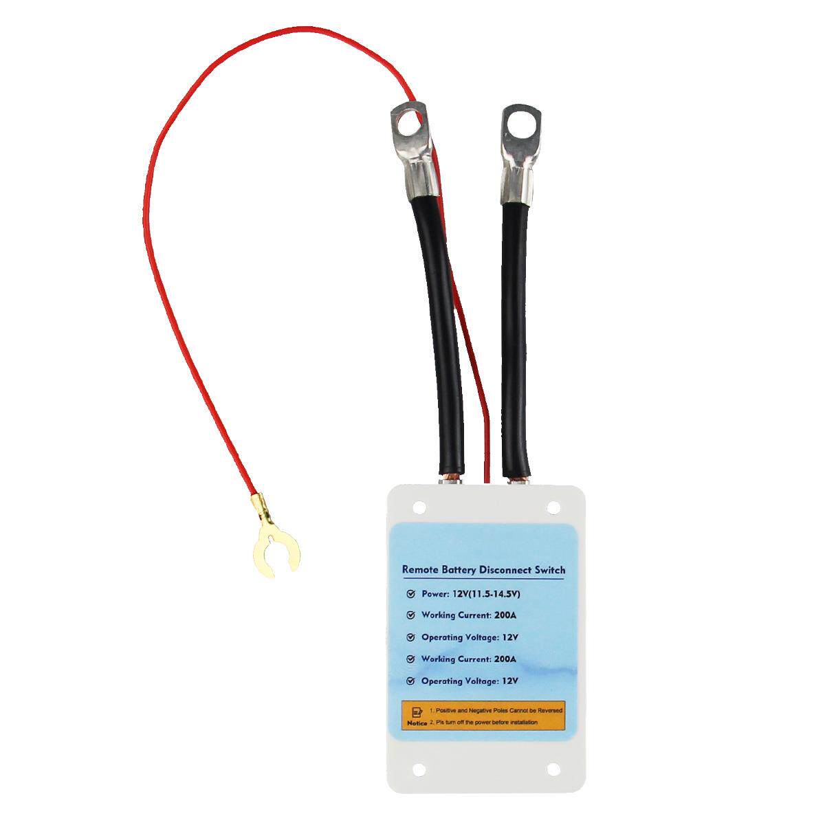 遥控电池切断开关汽车12V 200A LED显示屏防盗 电池切断/关闭开关