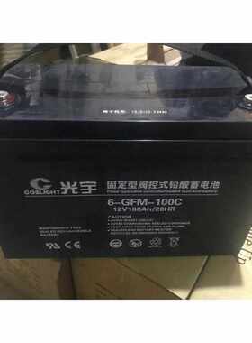 光宇蓄电池6-GFM-12V24AH38A50A65A80A100A120A200A150A机房专用